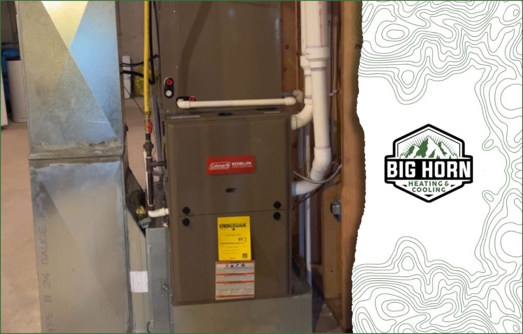 A furnace that needs servicing.